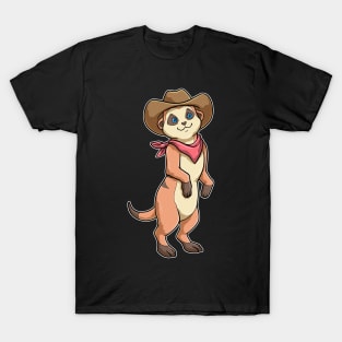 Meerkat as Cowboy with Scarf T-Shirt